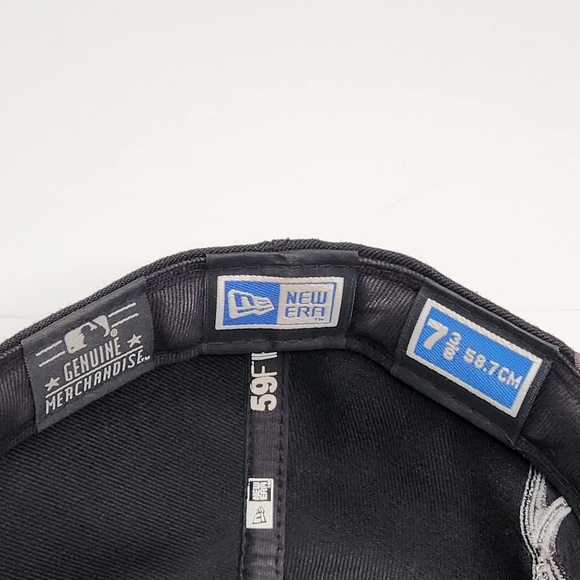 Boston Red Sox Hat Fitted 7 3/8 Vintage Wool Script Baseball Cap New Era MLB - Picture 14 of 14